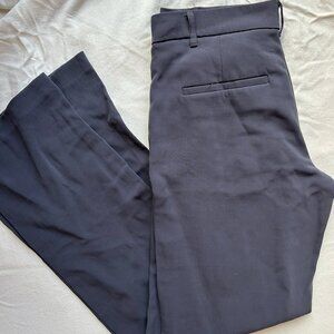 Zara Low Rise Tailored Dark Gray Trouser Pants